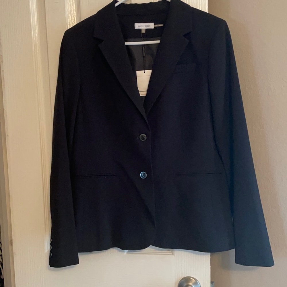 NWT Calvin Klein Black Blazer